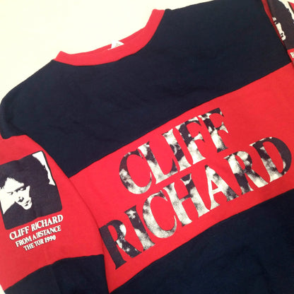 Cliff Richard From A Distance Tour 1990  Vintage Sweatshirt New Concept (S)   [Good]