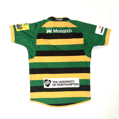 Northampton Saints 2015 / 16 Rugby Jersey Burrda Sport (S)   [Very Good]