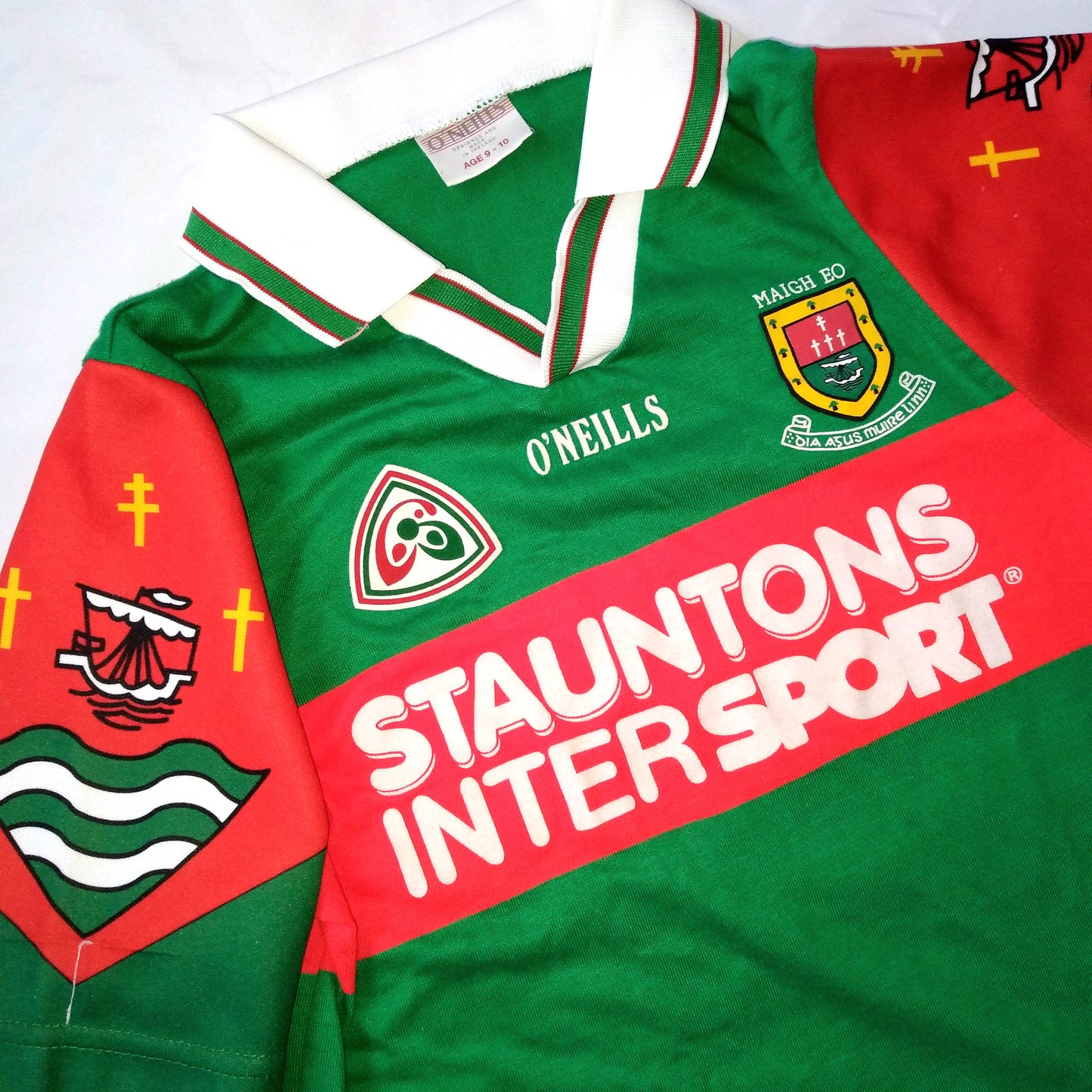 Mayo 1998 / 99 GAA Jersey O'Neills (9-10 Years)   [Very Good]