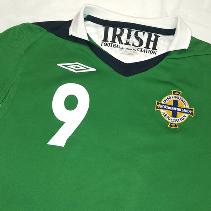 Northern Ireland  2006 / 07 Football Jersey Umbro (11-12 Years) Player Issue #9 [Very Good]