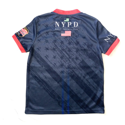 NYPD New York Police Department 2020 / 21 GAA Jersey O'Neills (9-10 Years) Ground Zero 9-11  [Very Good]