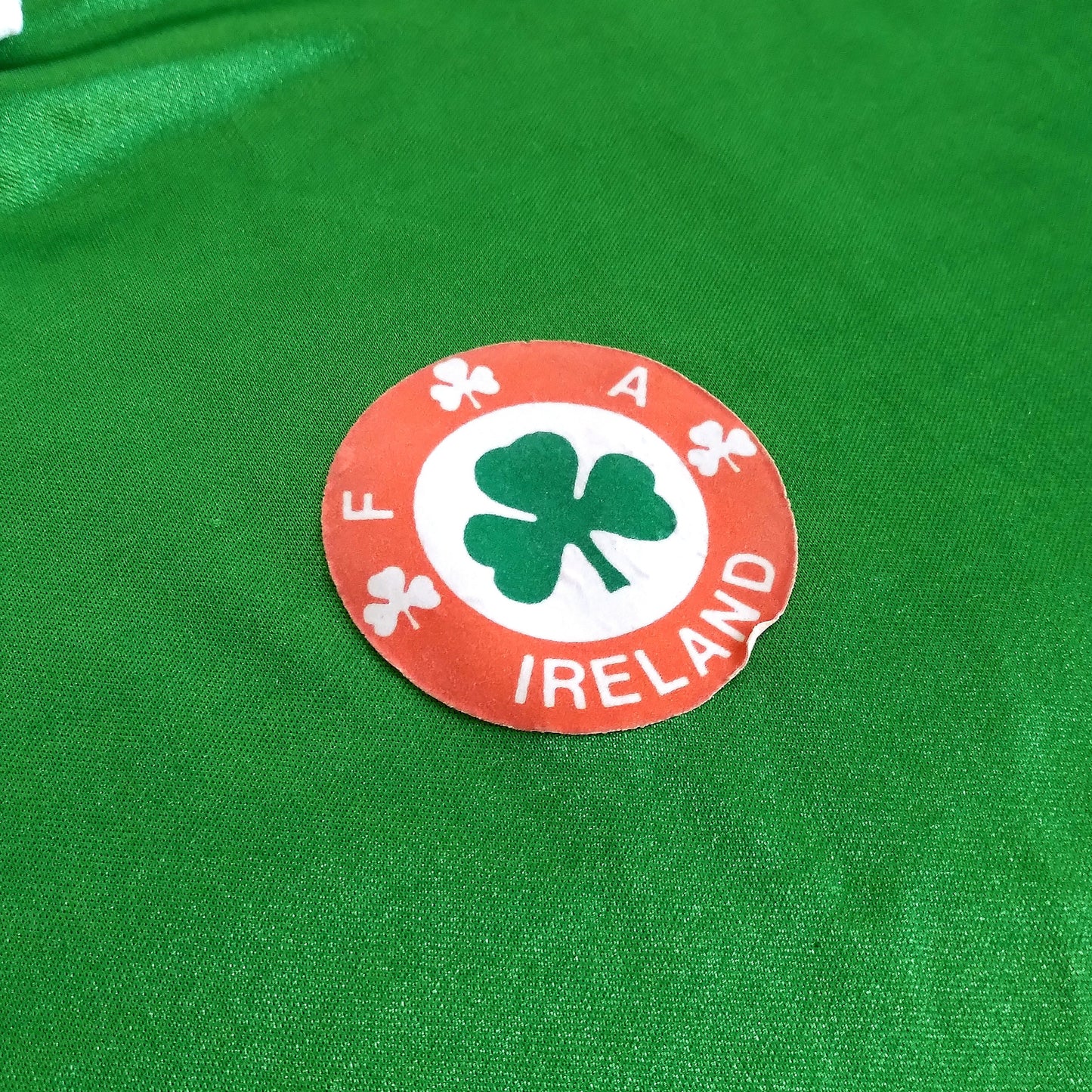 Republic of Ireland 1988 / 89 Football Jersey adidas (M)   [Average]