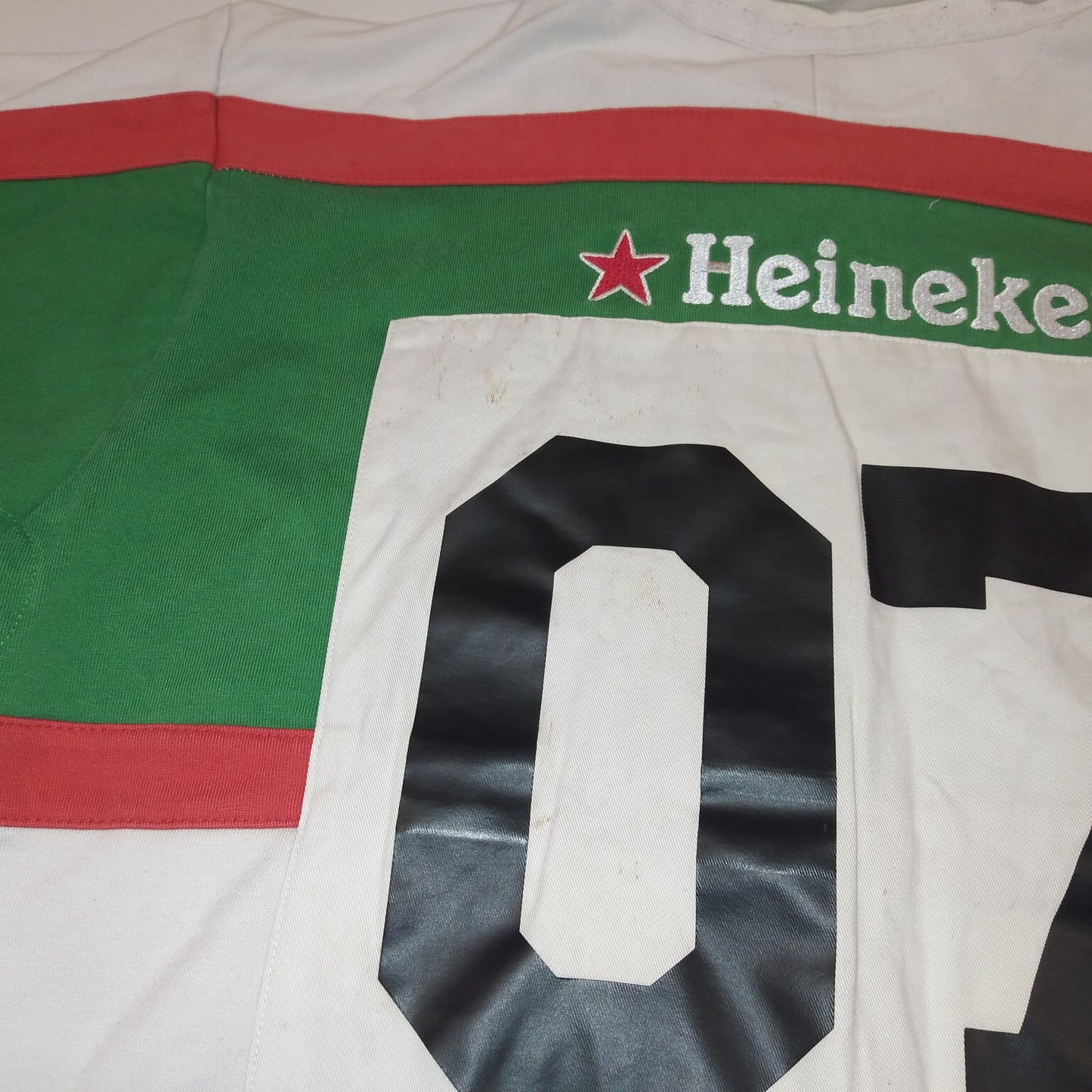 World Cup  2007 Rugby Jersey Heineken (L) Heineken #07 [Average]