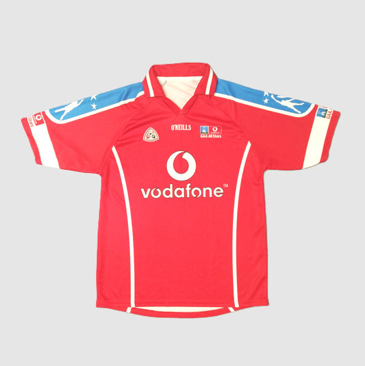 All Stars GAA  Short Sleeve  Home  Jersey  2003 / 04  O'Neills     Unisex Adults       Vodafone  Gaa Gaelic Football Hurling Camogie Vintage Retro  SHIRTS V SKINS   