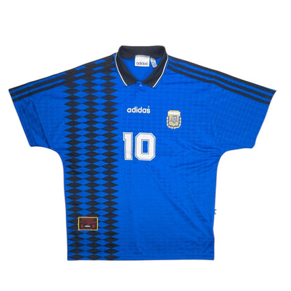 Argentina adidas Away Football Jersey Retro Maradonna #10 (L) [Very Good]
