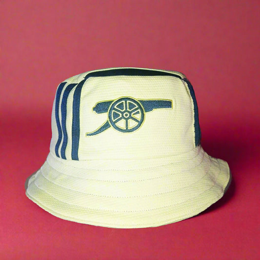 Arsenal FC Football    Third  Bucket Hat  2021 / 22  adidas  Upcycled   Unisex Adults       Fly Emirates  bucket hat festival vintage retro upcycled recycled rave cap headware Football Soccer Rugby GAA  SHIRTS V SKINS   