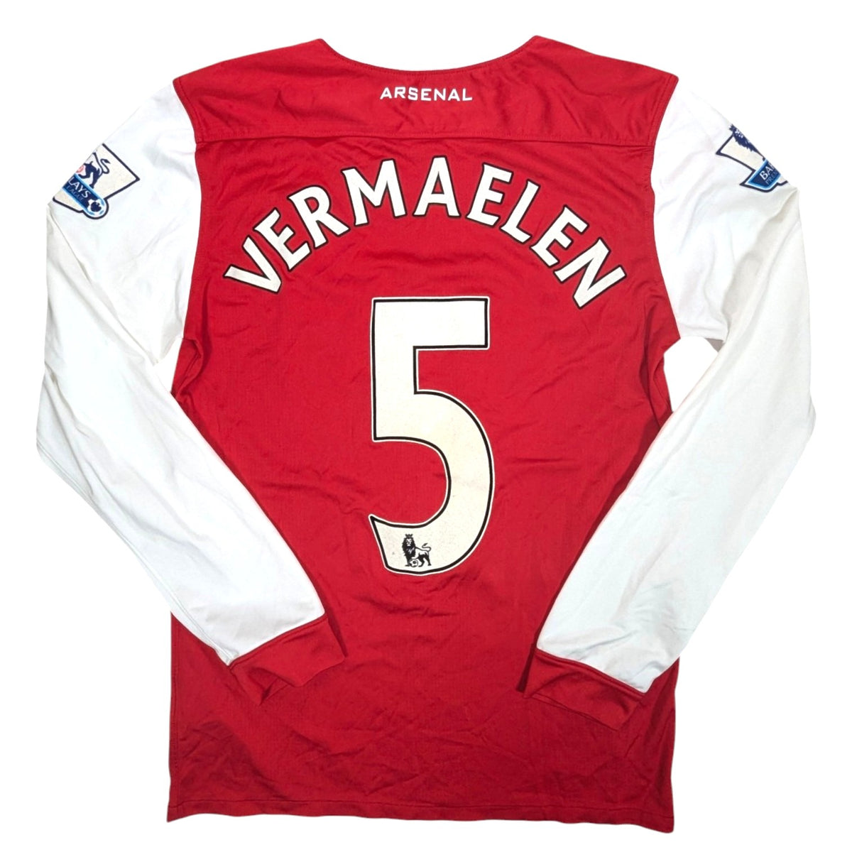  Arsenal Nike Home Football Jersey 2010 Vermaelen #5 (S) [Very Good]
