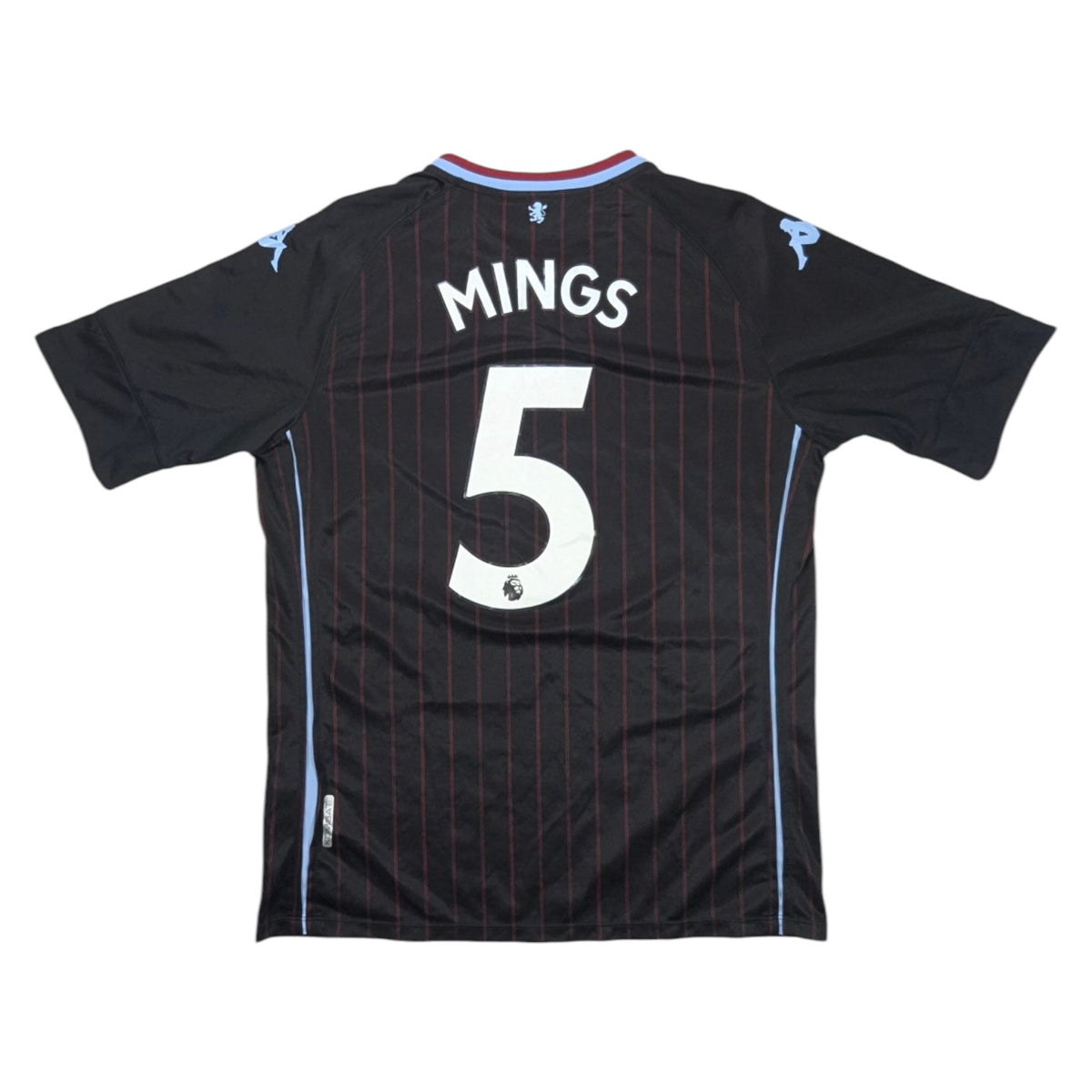 Aston Villa Kappa Away Football Jersey 2020 Tyrone Mings #5 (L) [Excellent