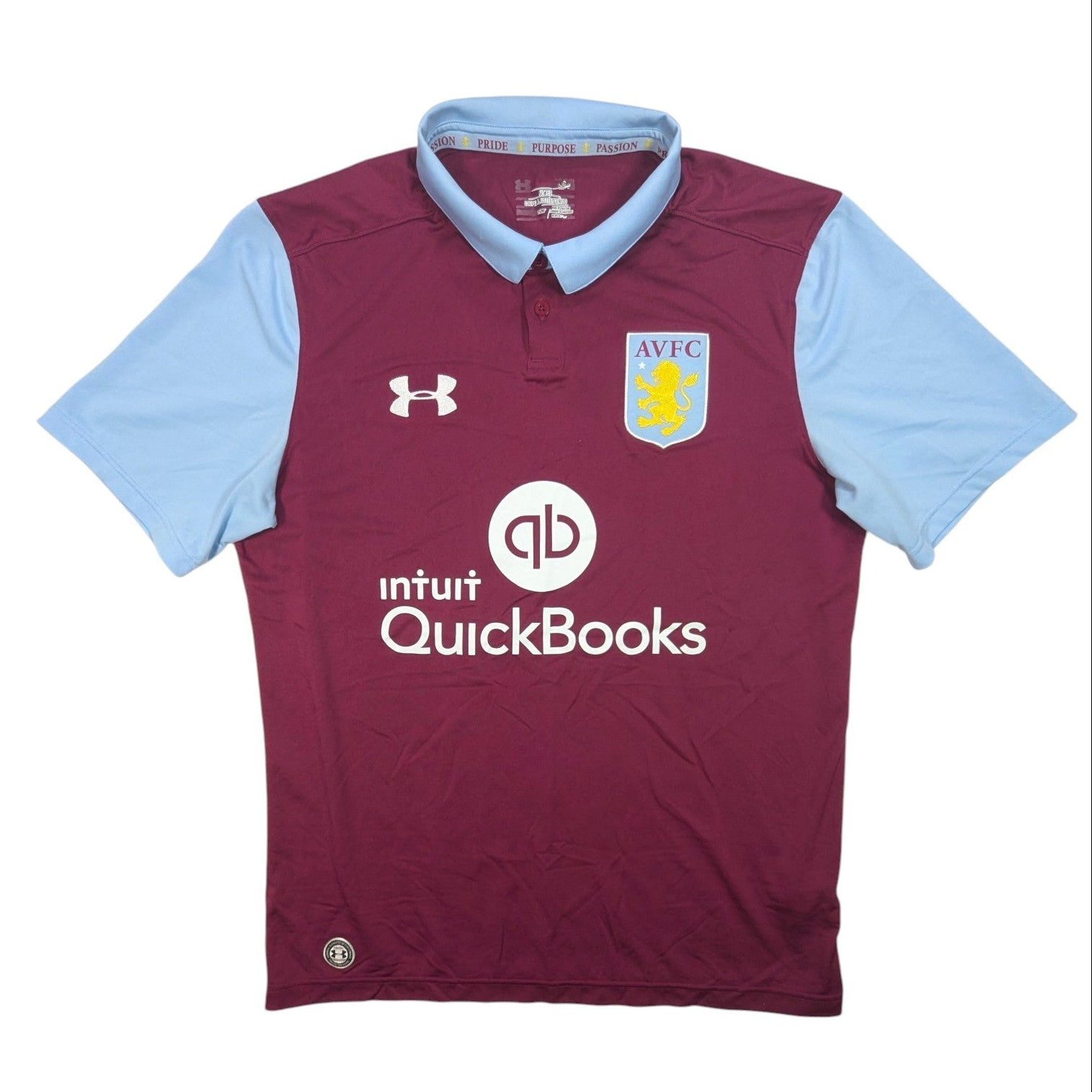 Aston Villa Under Armour Home Football Jersey 2016 