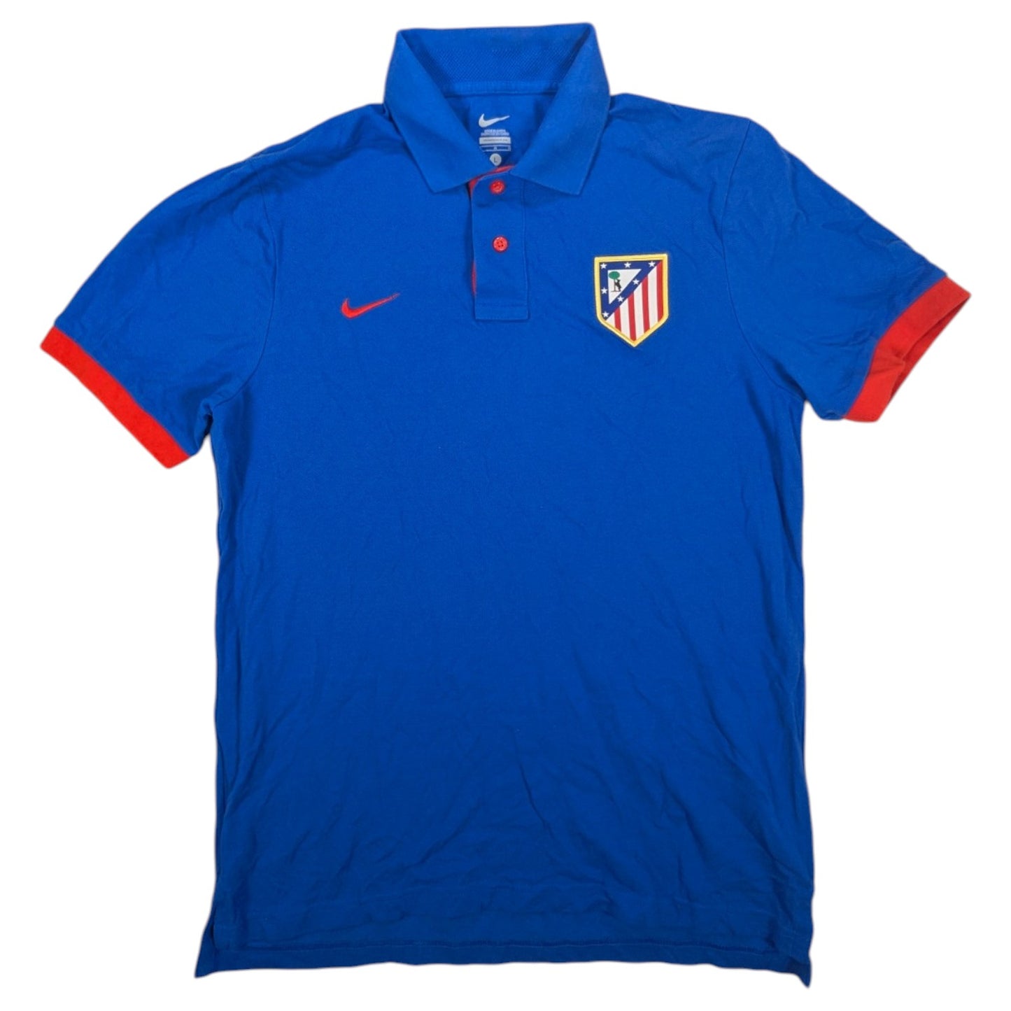 Atletico Madrid Nike Football Polo Shirt 2012 (L) [Good]