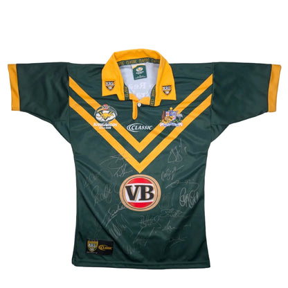  Australia Classic Home Rugby League Jersey 2012 Signed (M) [Excellent]
