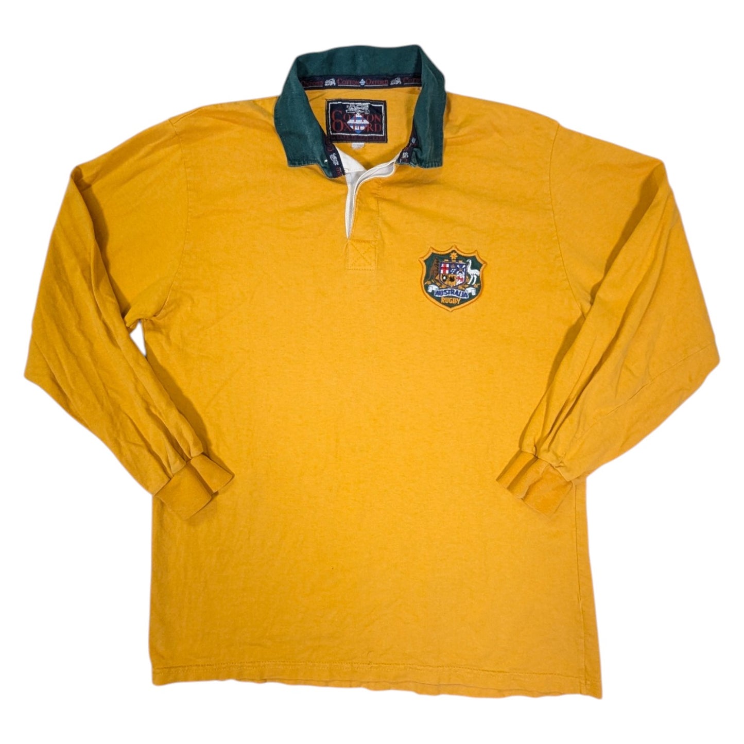 Australia Cotton Oxford Home Rugby Jersey 1990s (L) [