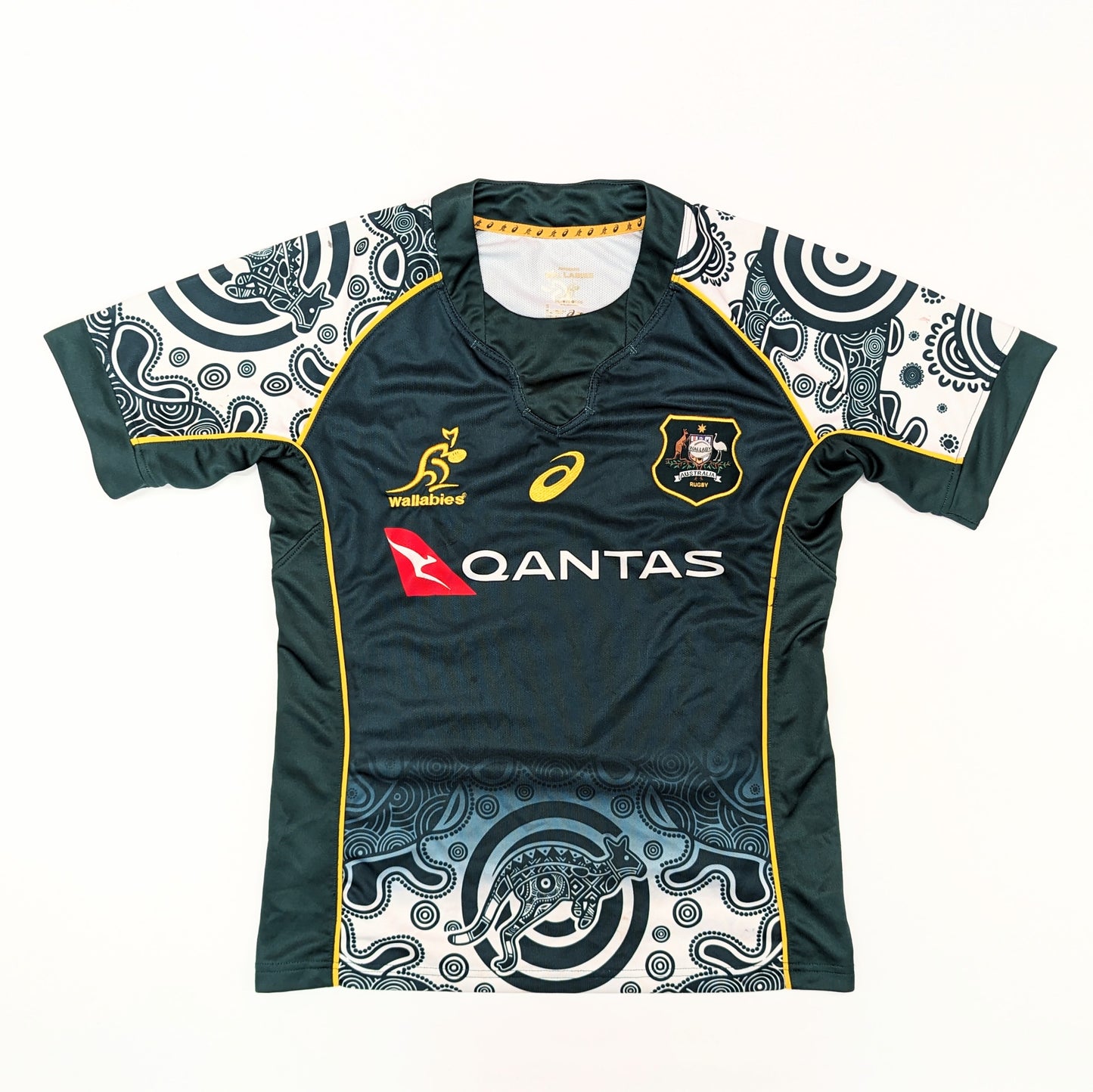 Australia 2019 Rugby Jersey Asics (S) [Fair] – SHIRTS V SKINS