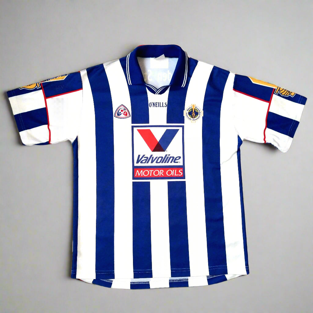 Ballyboden St Endas GAA  Short Sleeve  Home  Jersey  2000 / 01  O'Neills  Player Issue   Unisex Adults     #9  Valvoline Motor Oils  Ballyboden St Endas GAA Gaelic Football Hurling Camogie Jersey Shirt Vintage Retro  SHIRTS V SKINS   