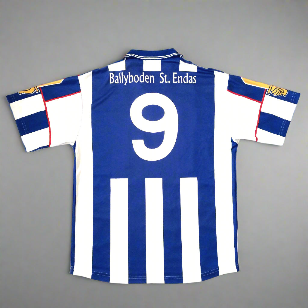 Ballyboden St Endas GAA  Short Sleeve  Home  Jersey  2000 / 01  O'Neills  Player Issue   Unisex Adults     #9  Valvoline Motor Oils  Ballyboden St Endas GAA Gaelic Football Hurling Camogie Jersey Shirt Vintage Retro  SHIRTS V SKINS   