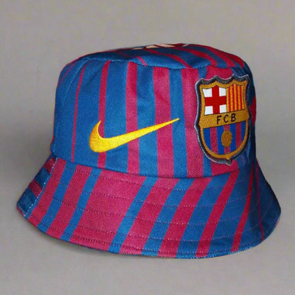Barcelona Football    Home  Bucket Hat  2017 / 18  Nike     Unisex Adults       Rakuten  bucket hat festival vintage retro upcycled recycled rave cap headware   SHIRTS V SKINS   A