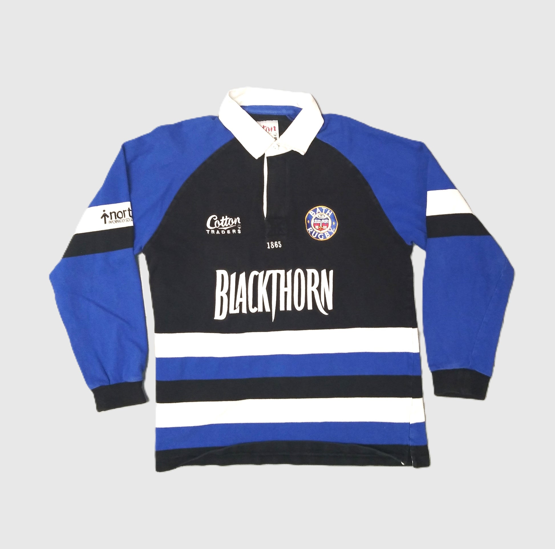 Bath 2003 04 Rugby Jersey Cotton Traders (L) [Good] – SHIRTS V SKINS