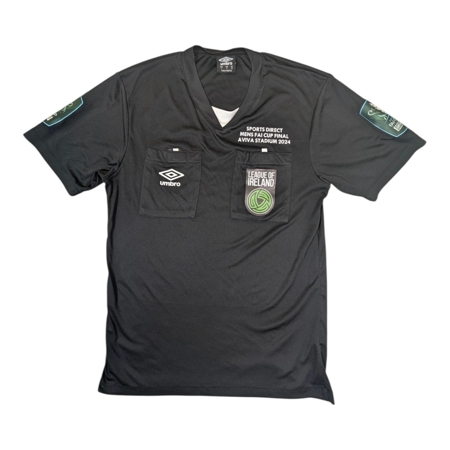  Black Player Issue Umbro Football Jersey 2024 FAI Cup Final (XL)