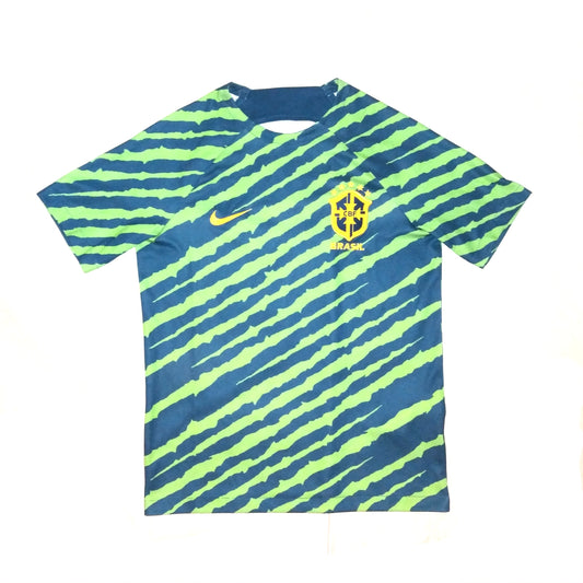 Brazil Football  Training  Jersey  2022 / 23  Nike     Kids     dm9617  Sponsorless  SVS1902  