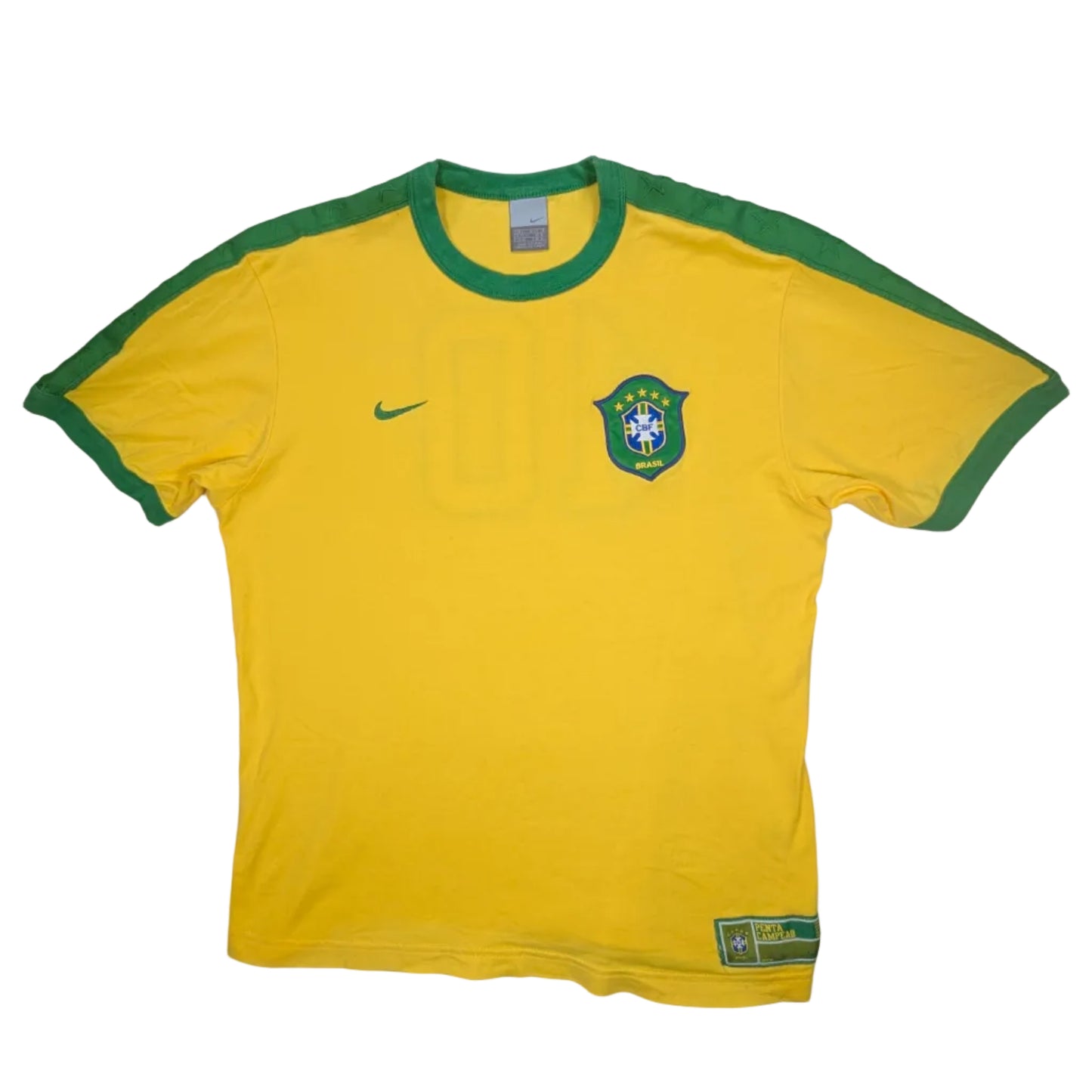 Brazil Nike Football T-Shirt 2010s (L) [Very Good]