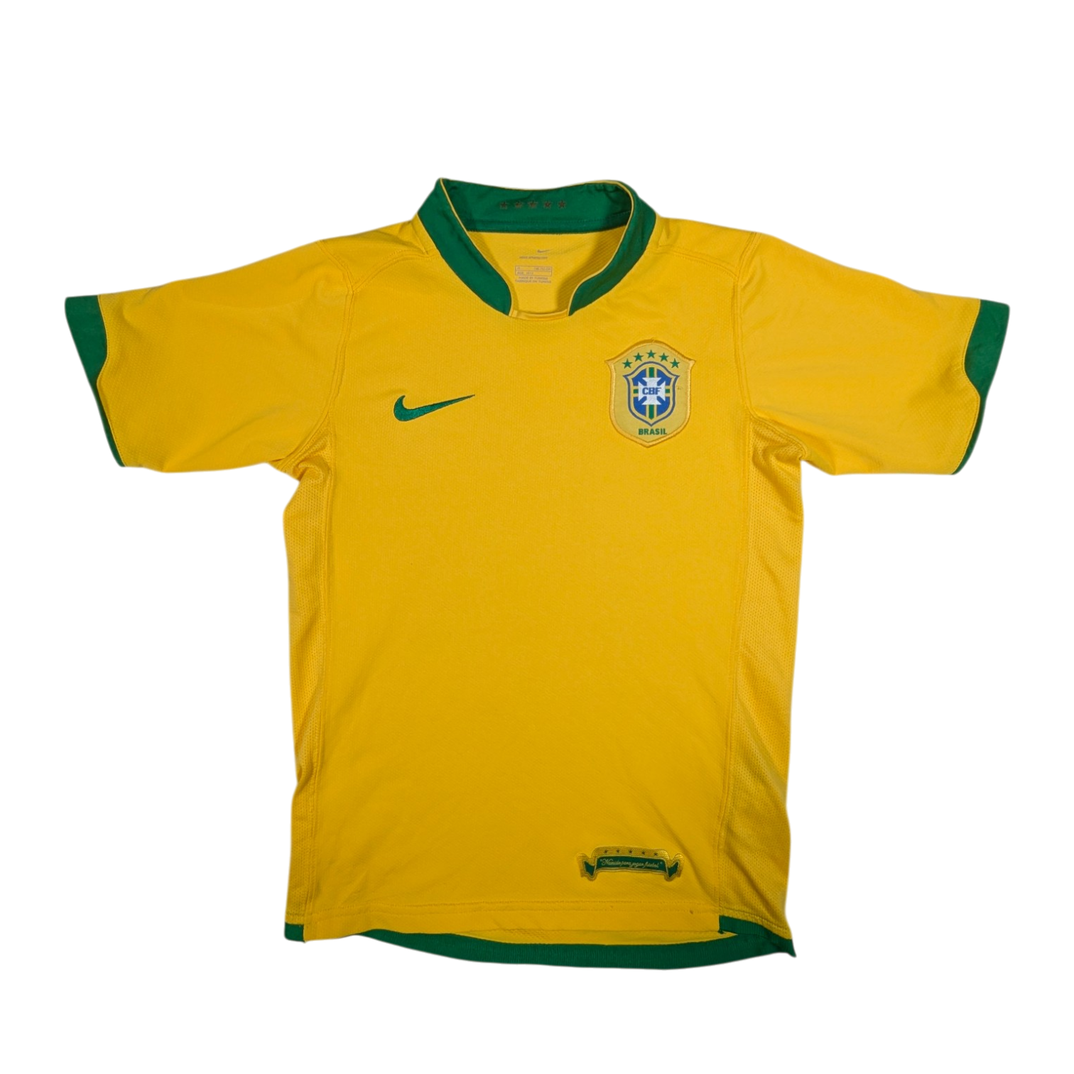 Brazil Nike Home Football Jersey 2006 