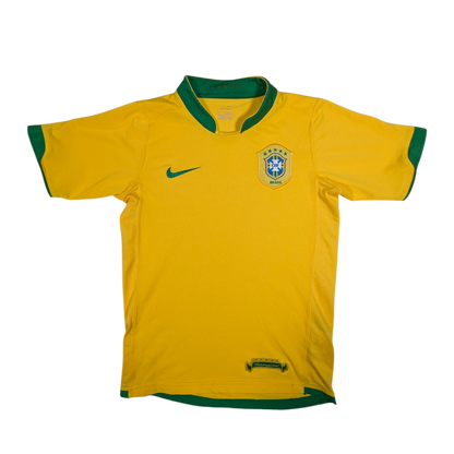 Brazil Nike Home Football Jersey 2006 