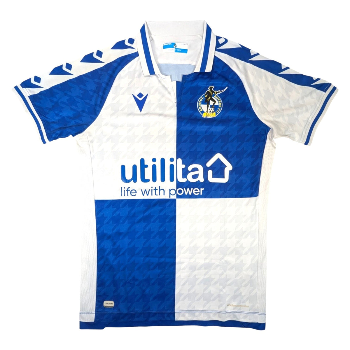  Bristol Rovers Macron Home Football Jersey 2020 (S) [Excellent]