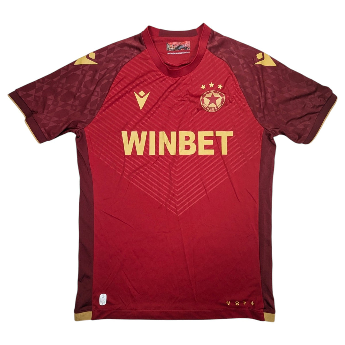 	CSKA Sofia Macron Home Football Jersey 2023 (L) [Very Good]