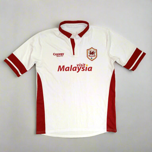 Cardiff City FC Football  Short Sleeve  Away  Jersey  2014 / 15  Cosway Sports     Unisex Adults       Visit Malaysia  Cardiff City FC Football Soccer Wales Jersey Shirt Vintage Retro  SHIRTS V SKINS   
