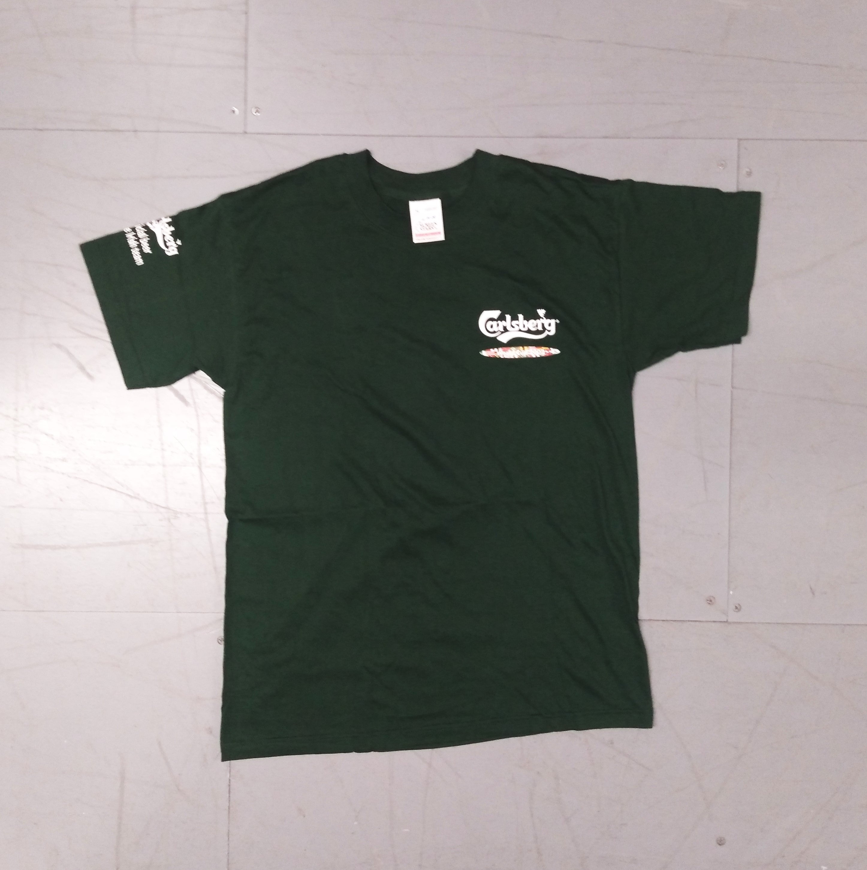 Carlsberg World Cup 2002 2002 Football T Shirt Screen Stars M Excel SHIRTS V SKINS