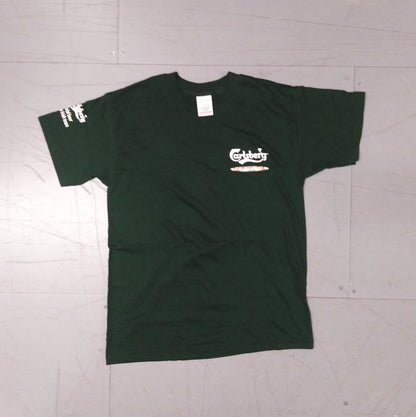 Carlsberg World Cup 2002 Football  Short Sleeve  Casual  T-Shirt  2002  Screen Stars     Unisex Adults       Carlsberg  World Cup 2002 Japan Korea  Vintage Retro  SHIRTS V SKINS   