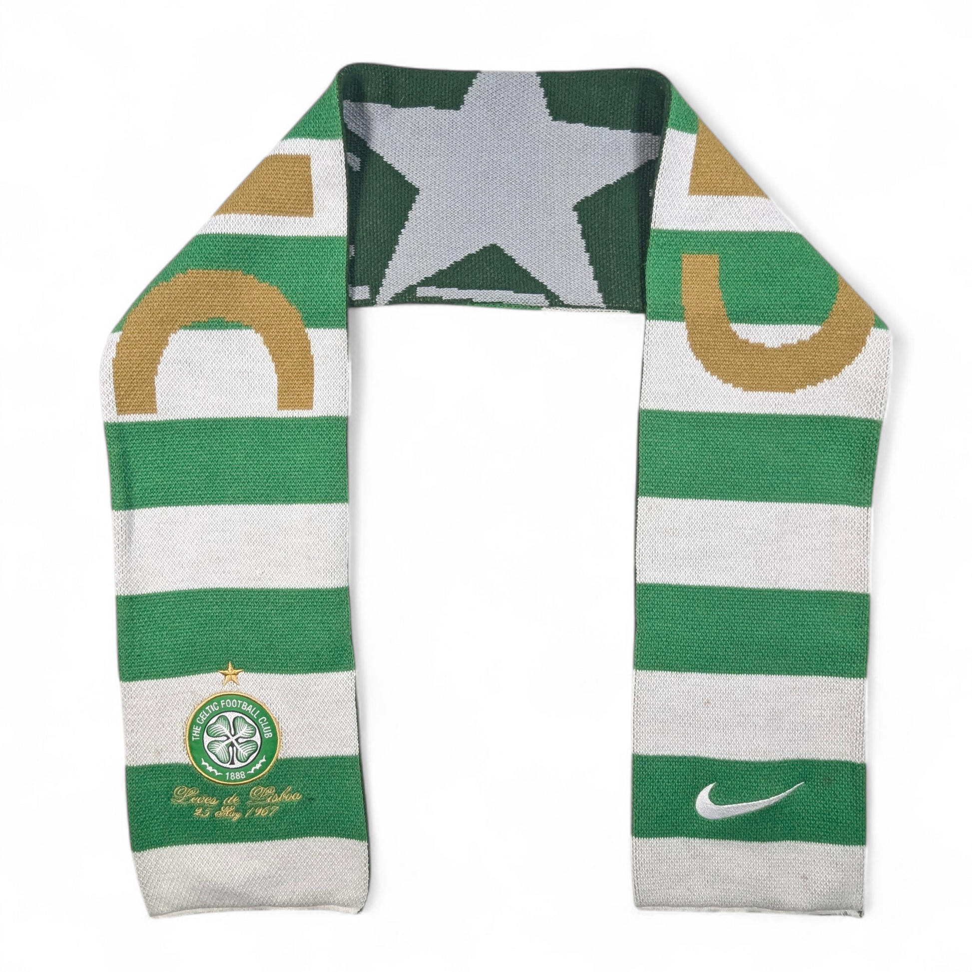 Celtic Nike Football Scarf 2007 Lisbon Lions Anniversary 