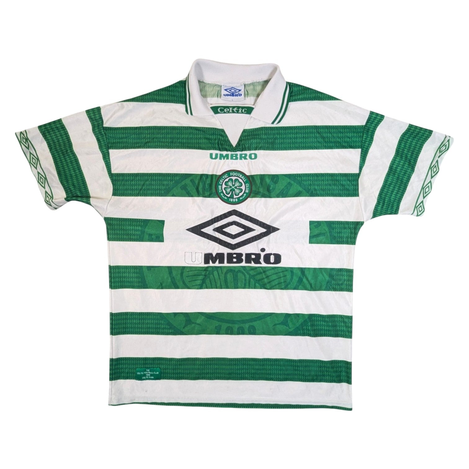 Celtic Umbro Home Football Jersey 1997 (L) [Average]