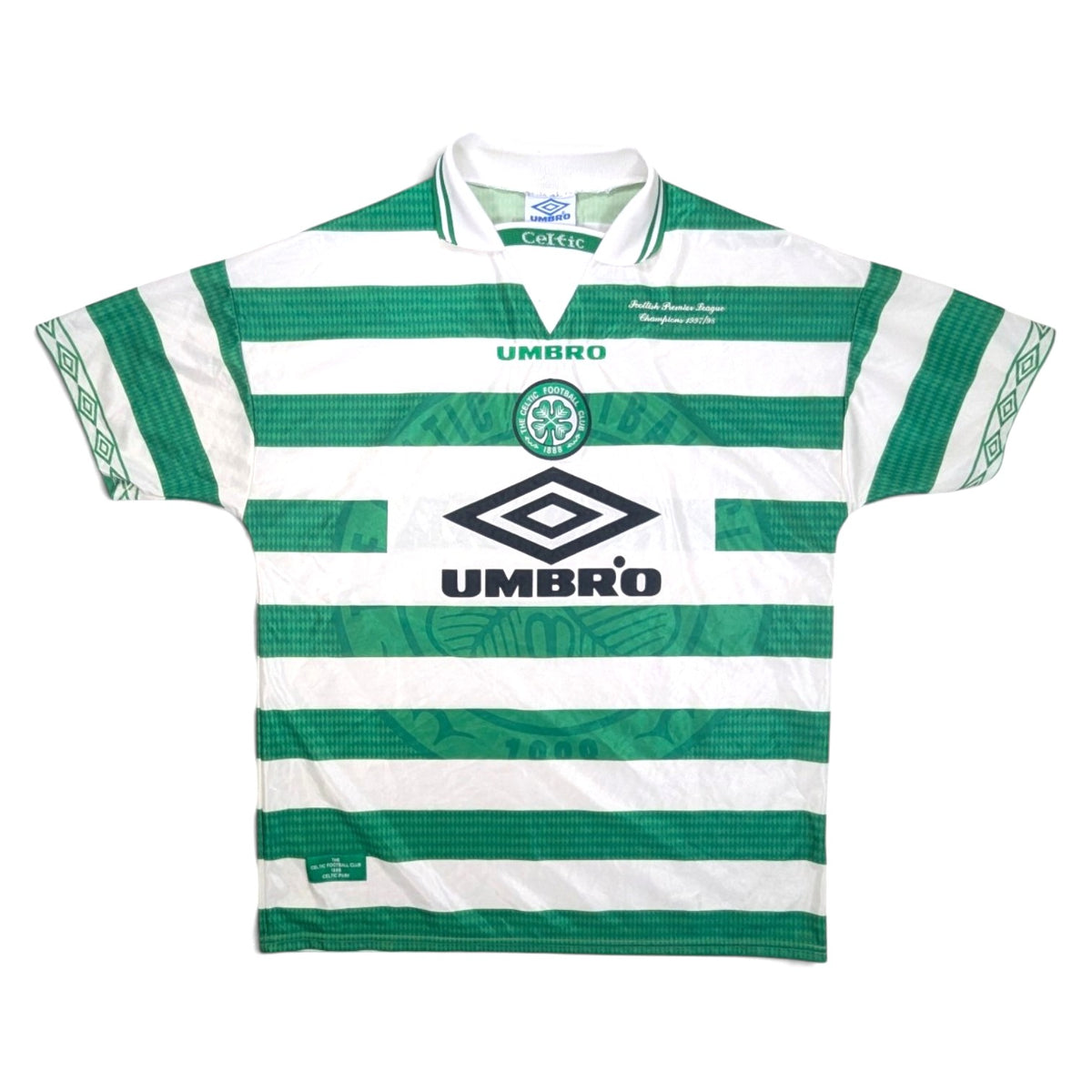 Celtic Umbro Home Football Jersey 1997 (XL) [Good]