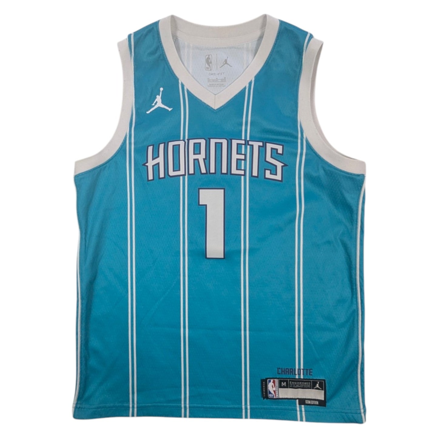 Charlotte Hornets Nike Home Basketball Jersey 2022 Ball #1 (10-12 Years)