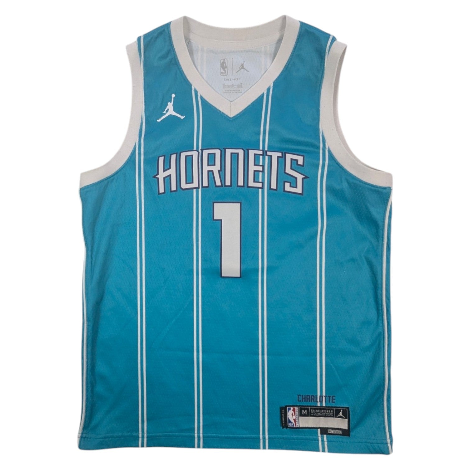 Charlotte Hornets Nike Home Basketball Jersey 2022 Ball #1 (10-12 Years)