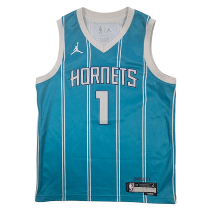Charlotte Hornets Nike Home Basketball Jersey 2022 Ball #1 (10-12 Years)
