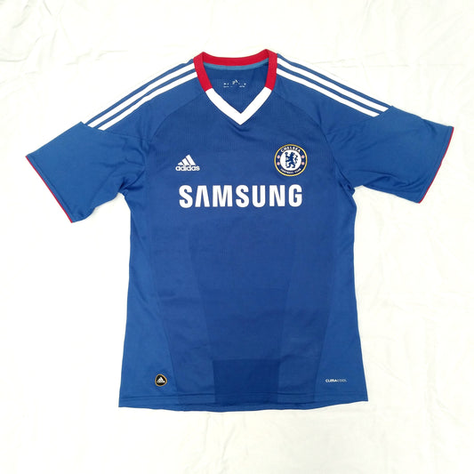 Chelsea FC Football  Short Sleeve  Home  Jersey  2010 / 11  adidas     Unisex Adults       Samsung  Chelsea Lodon England Premier League Soccer Football Vintage Retro  SHIRTS V SKINS   