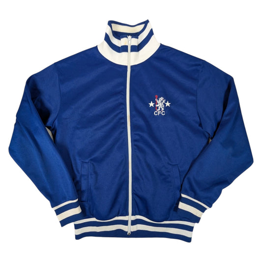 Chelsea Score Draw Football Jacket Retro (L) [Fair]