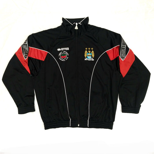Cherry Orchard Manchester City Football  Long Sleeve  Training  Jacket  2000s  Errea     Unisex Adults         Manchester City Man City Football Soccer Jersey Shirt Vintage Retro England Premier League  SHIRTS V SKINS   
