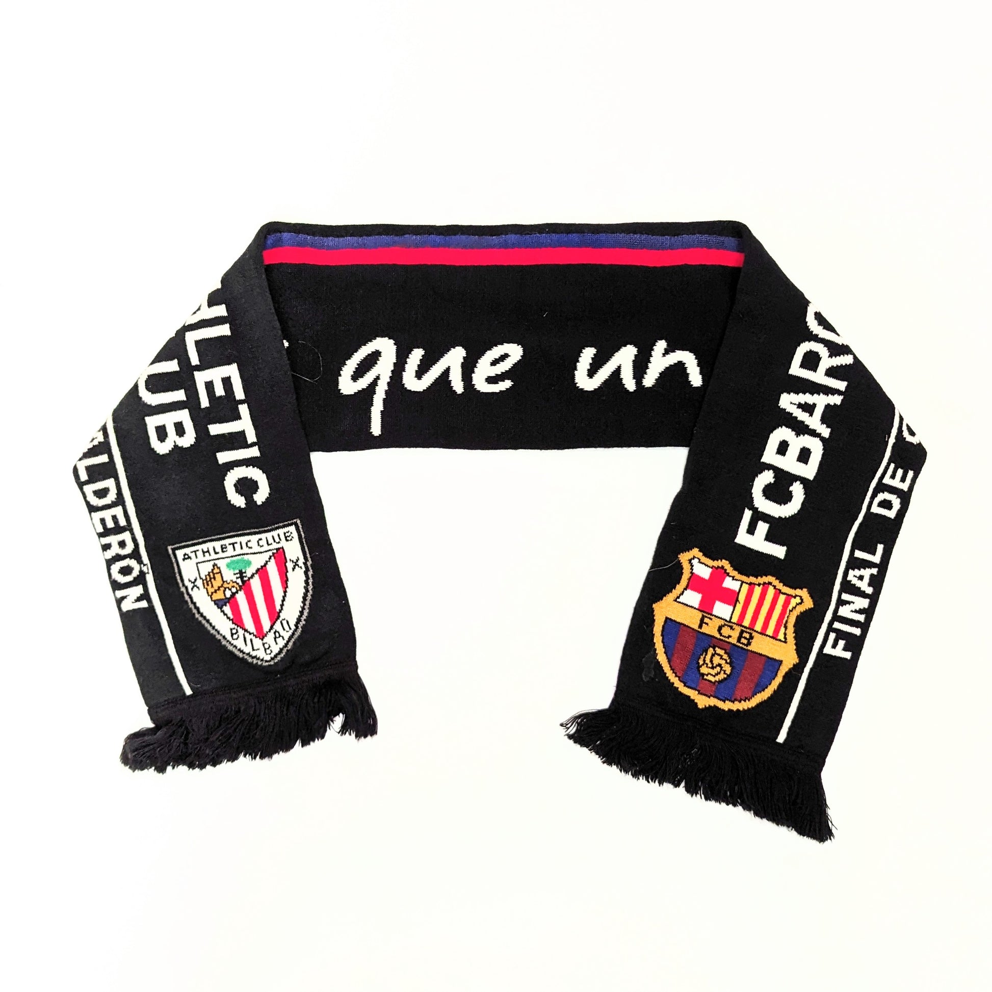 Copa Del Rey Final Football  Casual  Scarf  2011 / 12  Unbranded  Barcelona Athletic Bilbao      N/A SVS2183  