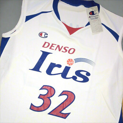 Denso Iris Basketball  Sleeveless  Home  Jersey  2000s  Champion  Yamaoka May   Unisex Adults     #32  Denso  Denso Irish Basketball Japan Jersey Shirt Vintage Retro  SHIRTS V SKINS   