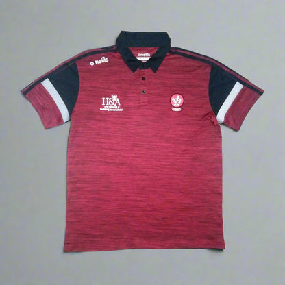 Derry  GAA  Short Sleeve  Casual  Polo Shirt  2020 / 21  O'Neills     Unisex Adults       H&A   Derry An Doire GAA GAelic Football Hurling Camogie Jersey Shirt Vintage Retro Ulster  SHIRTS V SKINS   