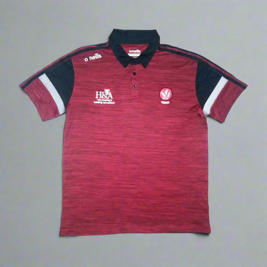 Derry  GAA  Short Sleeve  Casual  Polo Shirt  2020 / 21  O'Neills     Unisex Adults       H&A   Derry An Doire GAA GAelic Football Hurling Camogie Jersey Shirt Vintage Retro Ulster  SHIRTS V SKINS   