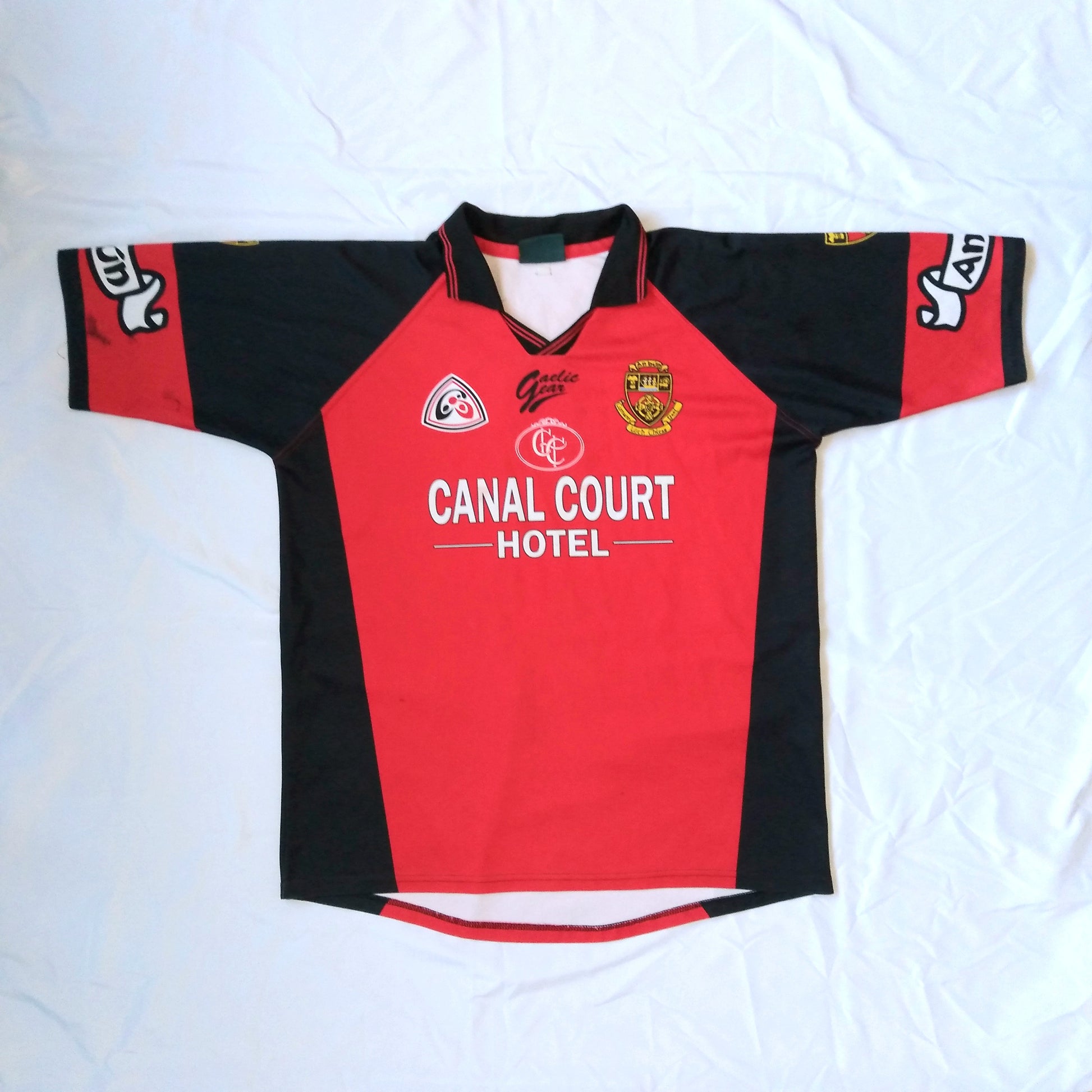 Down GAA  Home  Jersey  2003 / 04  Gaelic Gear  Player Issue   Unisex Adults       Canal Court Hotel  SVS1912  