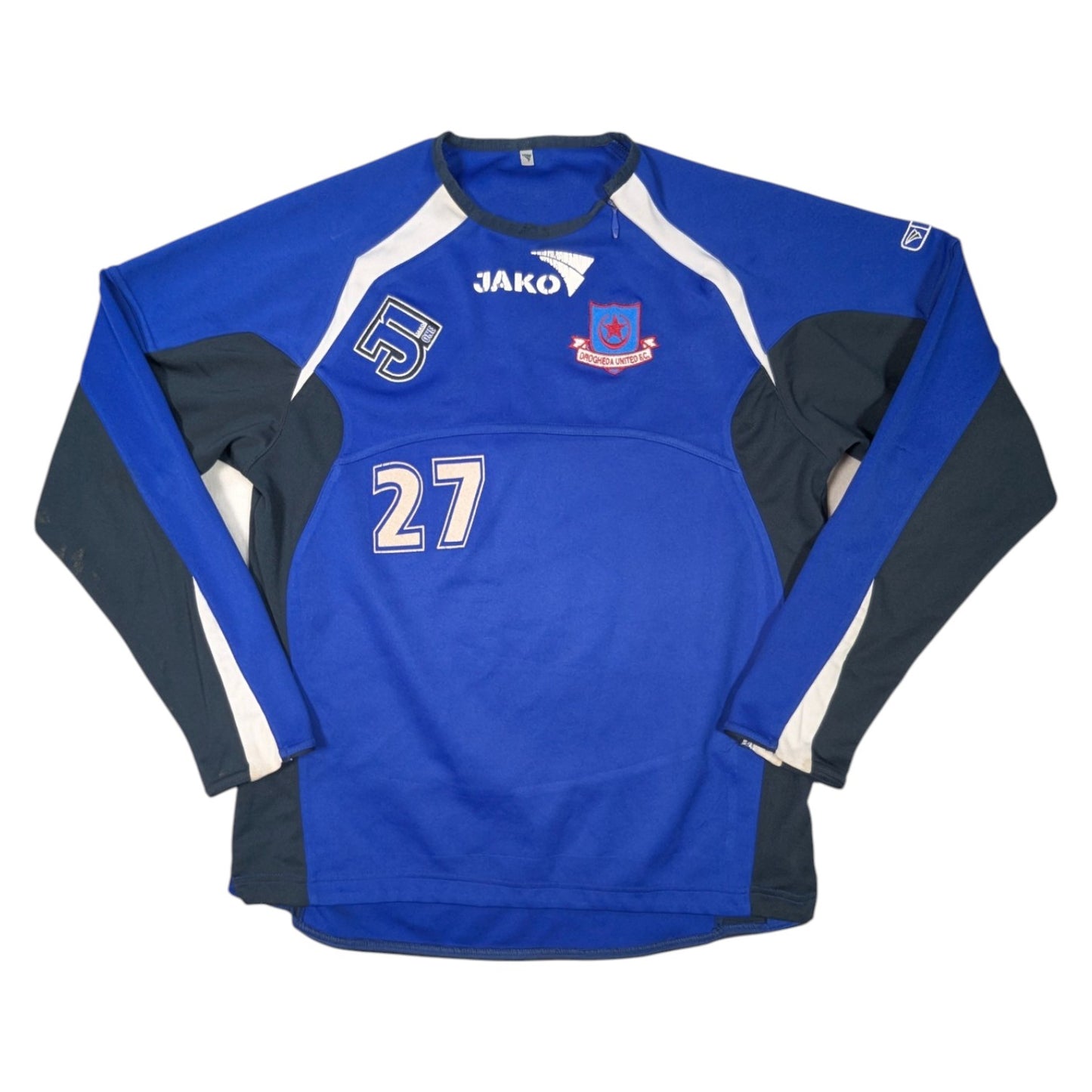 Drogheda United Player Issue Jako Football Sweatshirt 2007 #27