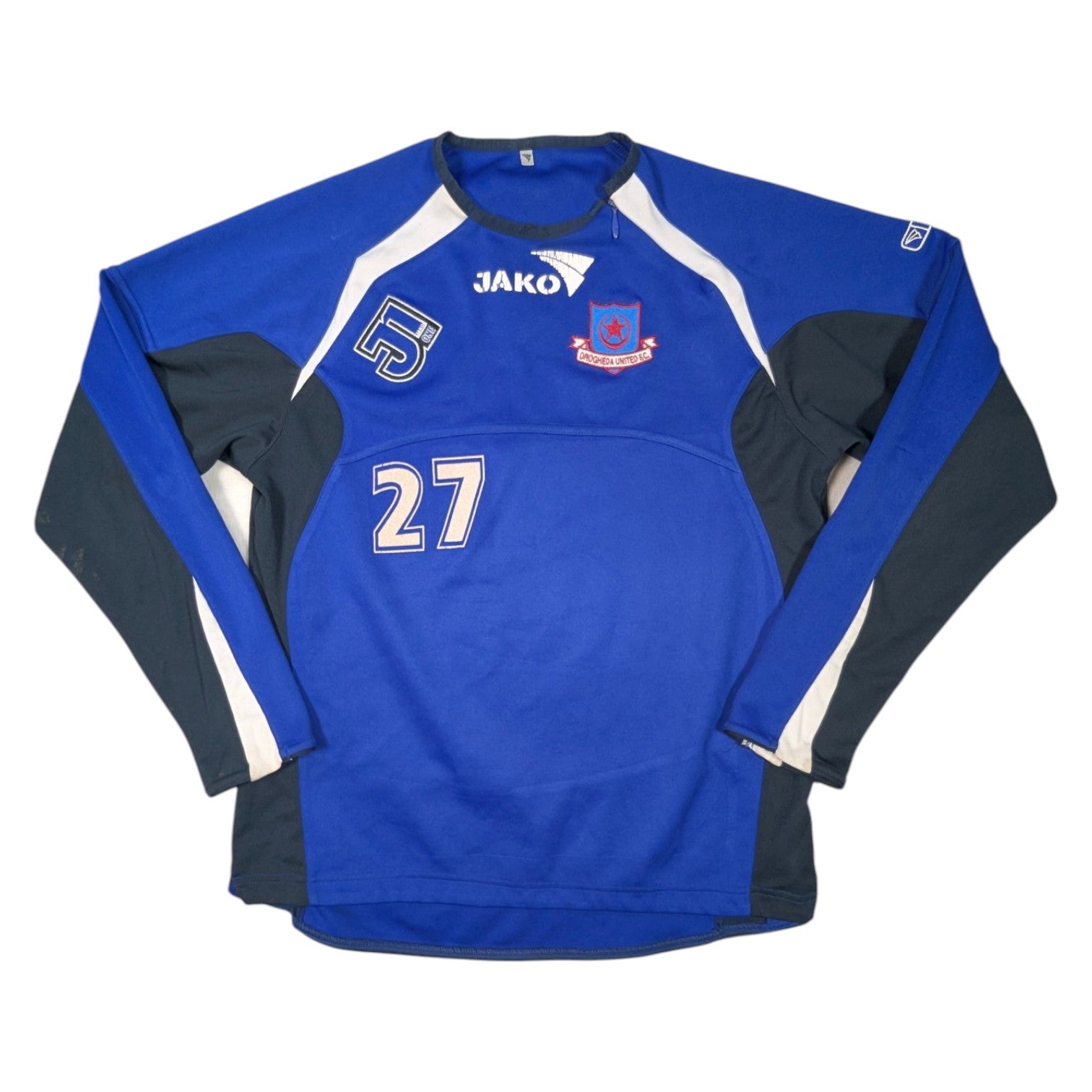 Drogheda United Player Issue Jako Football Sweatshirt 2007 #27
