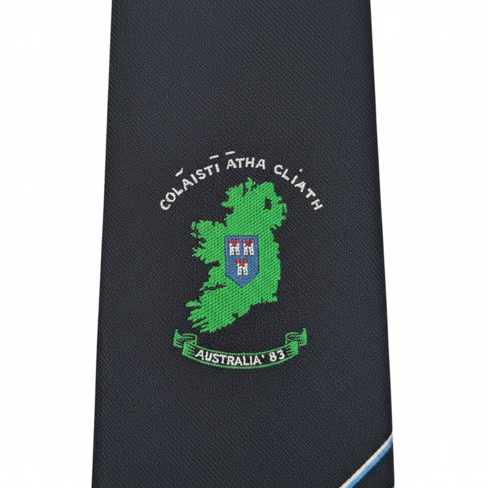 Dublin Colleges Player Issue Gilt Edge GAA Neck Tie 1983 [Excellent]
