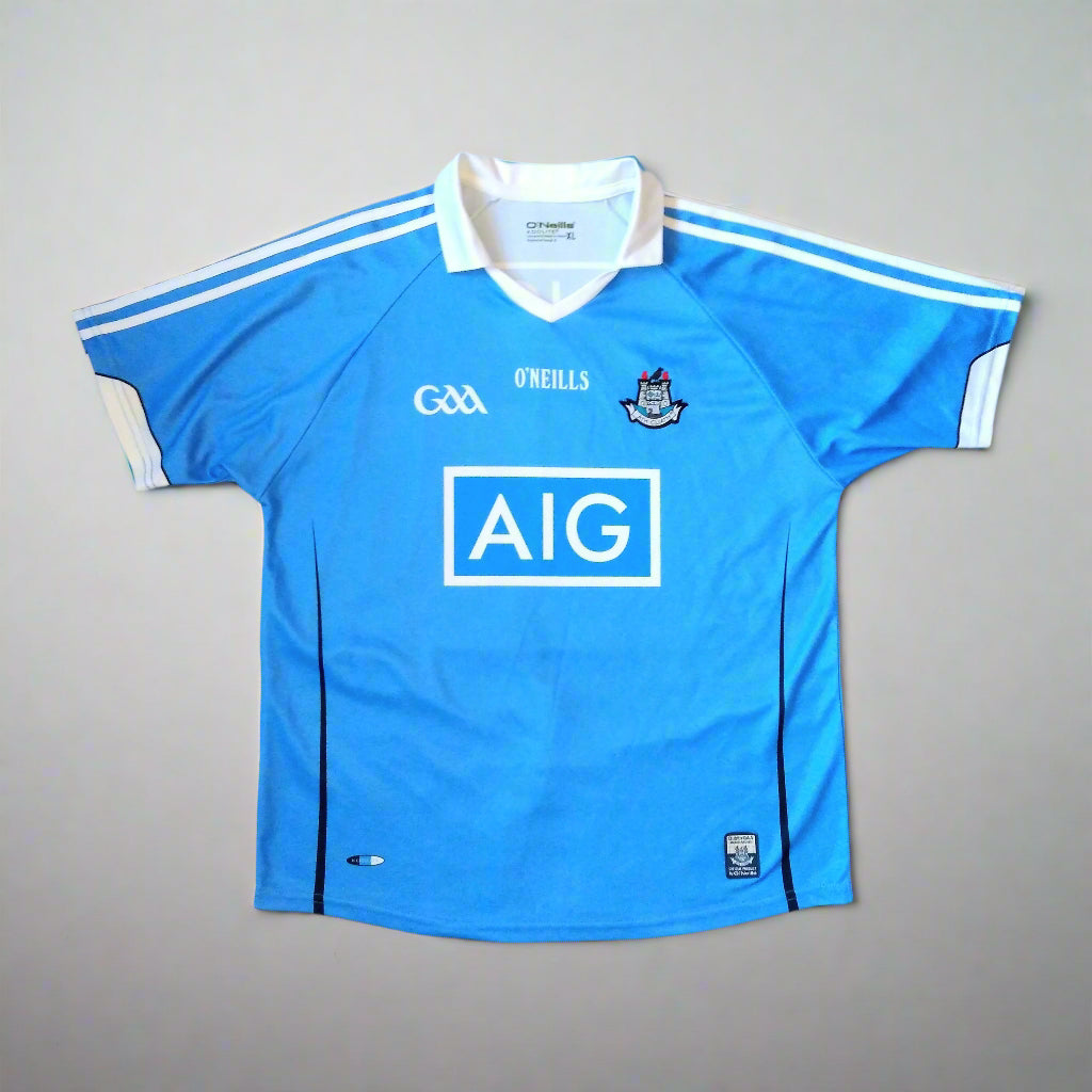 Dublin GAA  Short Sleeve  Home  Jersey  2017 / 18  O'Neills     Unisex Adults       AIG  Dublin GAA Gaelic football Hurling Leinster All Ireland Croke Park   SHIRTS V SKINS   