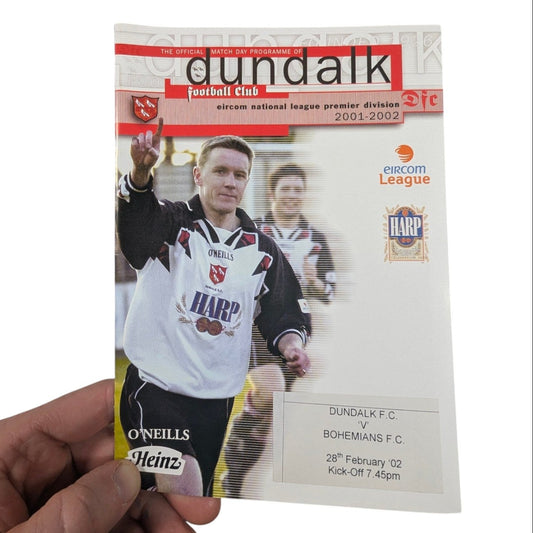 Dudalk FC v Bohemian FC Dundalk FC Home Football Programme 2002